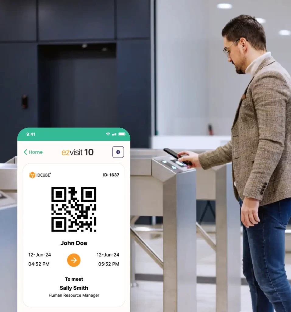 Visitor management app