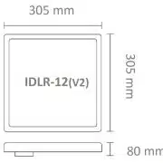 IDLR12 V2 Dimensions