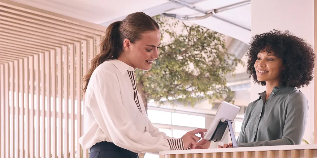 visitor management for front desk/ reception operations