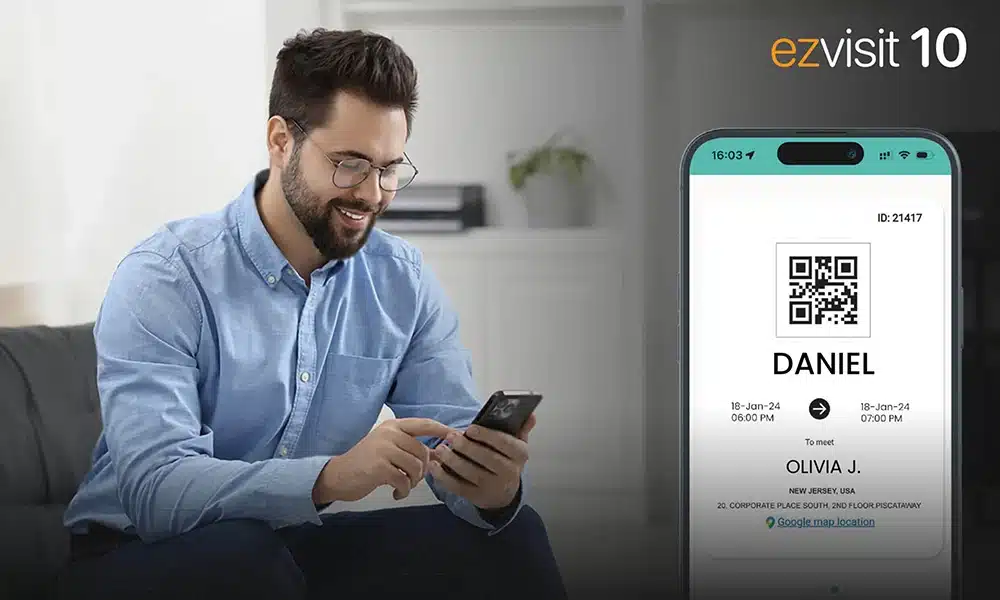 Visitor management solution - ezvisit10