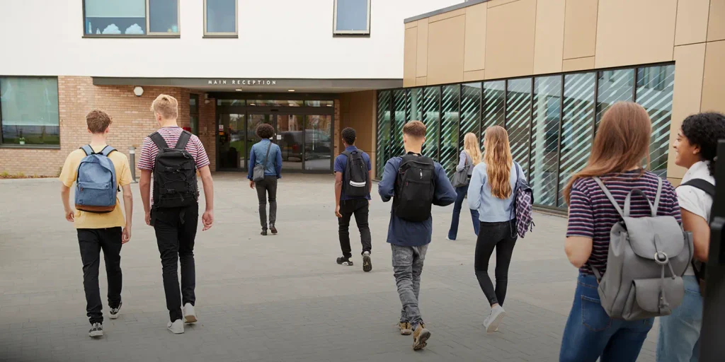 College entry gate visitor access management