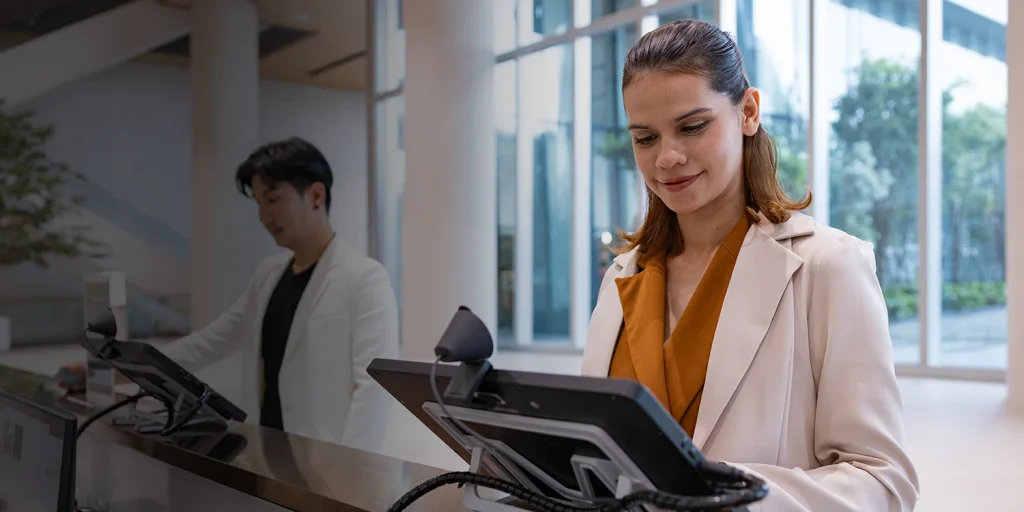 Reception visitor management