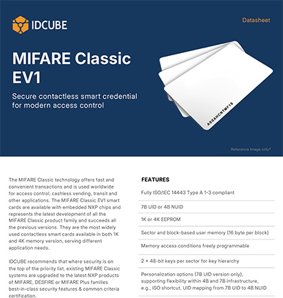 MIFARE CLASSIC EV1