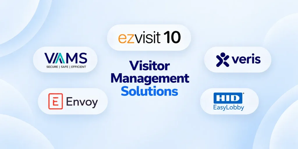 how the five visitor management solutions compare